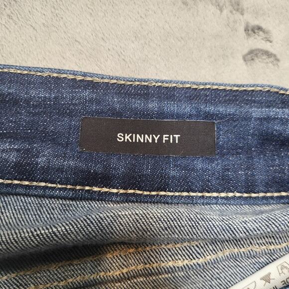 Judy Blue Jeans Womens 24W Blue Skinny Fit Distressed Ripped Stretch JB88197 - Picture 4 of 11